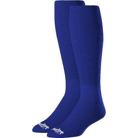 SOCL-BLU Baseball Socks 2 Pair (Large/Royal Blue)