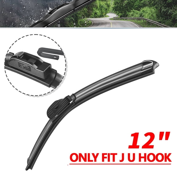 SOCOOL 12in Rear Wiper Blade Fit For Volkswagen R32 2004, Bracketless Wiper Blades, Pack of 1, Y18V031S