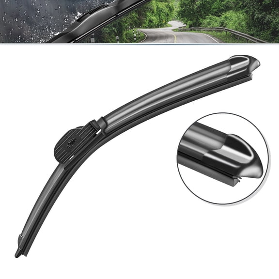 SOCOOL 1PC Front Window Wiper Blade 24 Inch U/J Hook Hybrid Wiper (Pack of 1), Y25T524S