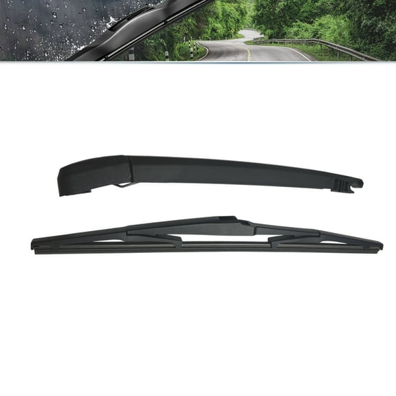 SOCOOL 1PC Rear Wiper Blade + 1PC Rear Wiper Arm Fit For KIA RIO 2006-2011, B+14A, Set of 2 for Rear Windshield, Y22M2K9B