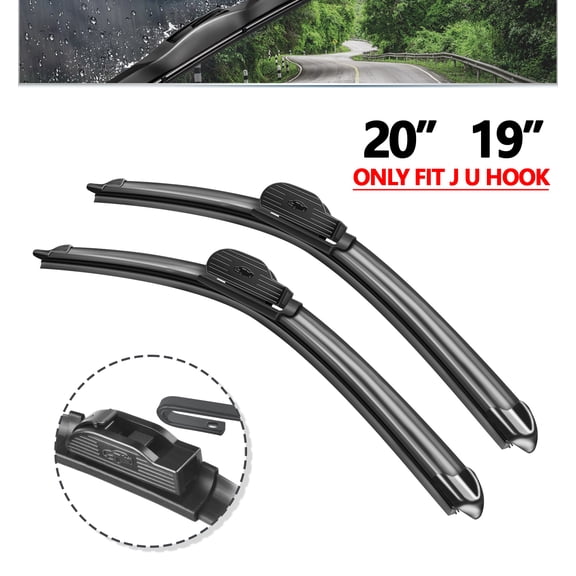 SOCOOL 2 wipers Replacement For MINI Cooper Countryman 2011-2016 / Cooper Paceman 2013-2016, 19 "+20" Wiper Blades (Set of 2), A22L1M1B