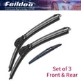 thumbnail image 1 of SOCOOL 24"+21"+12B Front and Rear Windshiled Wiper Blades Fit For Acura TSX 2014-2009, 3PCS for Car Window, Y21H3J1S, 1 of 9