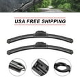 thumbnail image 1 of SOCOOL 24Inch & 24Inch Windshield Wiper Blades Fit For BMW 330i 2021 24"+24", Pack of 2 with Accessories, for Car Driver and Passenger, 1 of 7