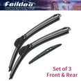 thumbnail image 1 of SOCOOL 26"+18"+12B Front and Rear Windshiled Wiper Blades Fit For Acura RDX 2019, 3PCS for Car Window, Y29H5F5S, 1 of 9