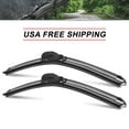 thumbnail image 1 of SOCOOL 26"+19" Front Windshield Wiper Blades (Set of 2, With Accessories), Passenger and Driver Side Wiper Blades Compatible with 2006-2013 Volvo C70, Y210Q5M8B, 1 of 6