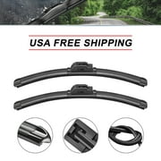 SOCOOL 26Inch & 20Inch Windshield Wiper Blades Fit For Ford Taurus 2013 26"+20", Pack of 2 with Accessories, for Car Driver and Passenger