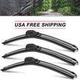 thumbnail image 1 of SOCOOL 3Pcs Windshield Wipers Compatible with 2006-2011 Chevrolet Aveo5, Automotive Replacement Windshield Wipers 22"+19"+14" (Pack of 3)，Y26N3O10B, 1 of 5