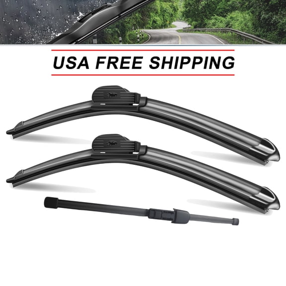 SOCOOL Front with Rear Windshield Wiper Blades Fit For Volkswagen Golf SportWagen 2019-2015, 3PCS for front and rear, Y210J0G0G