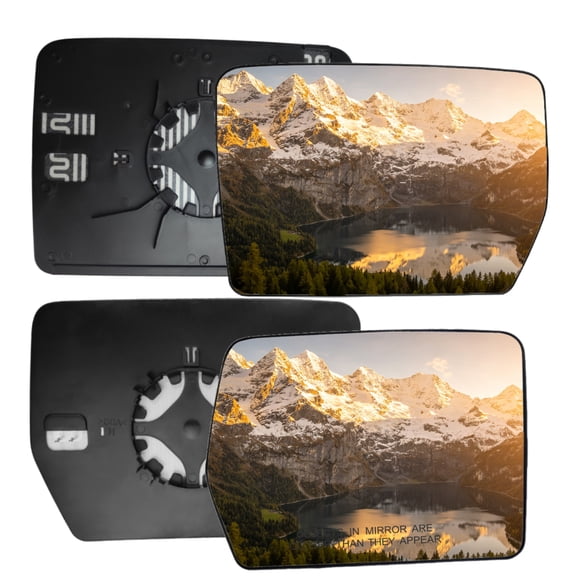 SOCOOL Left & Right Side View Mirror Glass Compatible with Ford F-150 2004-2010 STX, Driver & Passenger Side Mirror Glass(Pack of 2),L59X3Y3K