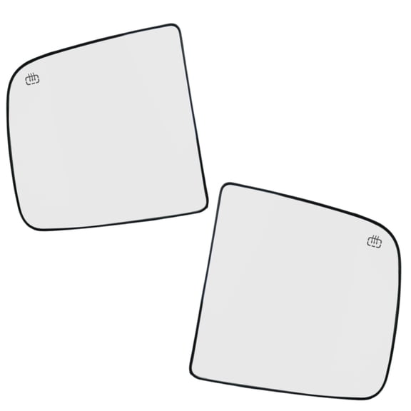 SOCOOL Left & Right Side View Mirror Glass Compatible with Ram 2500 2011-2018 Power Wagon, Driver & Passenger Side Mirror Glass(Pack of 2),L78T1D5K