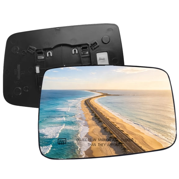 SOCOOL Mirror Glass Passenger Side Compatible with Ram 2500 2011-2018 Power Wagon, Replacement Right Side Mirror Glass(Pack of 1), L46T1K2K