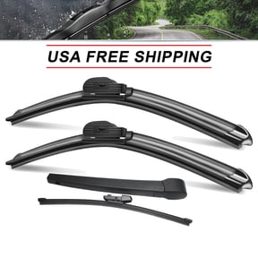 SOCOOL Windshield Wipers Replacement for Volkswagen Golf Alltrack 2017-2019 Front Rear Wiper Blades and Rear Windshield Wiper Arm, 26"+18"+11"+11.02" (Pack of 4), Y21Z5Q7B