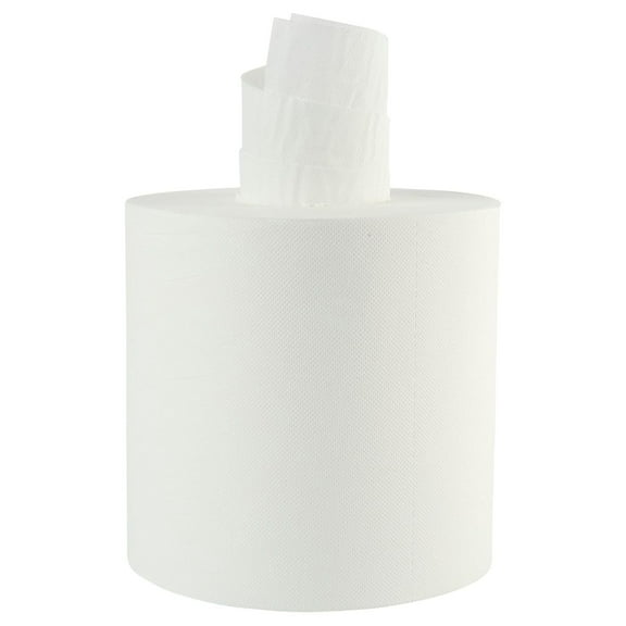 SOD410321 7.6 in. x 8.9 in. 2 Ply Center-Pull Roll Towels - White (6/Carton) Paper Towel