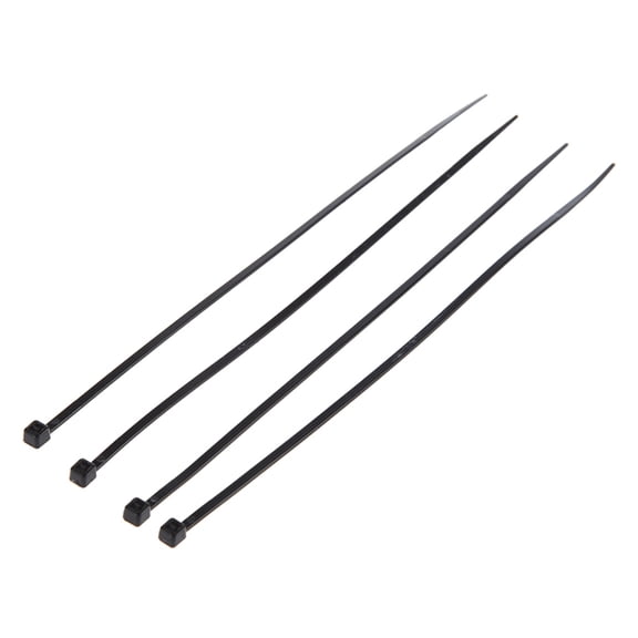 SODIAL(R) 8" Plastic Cable Zip Ties 100-Pack (Black)