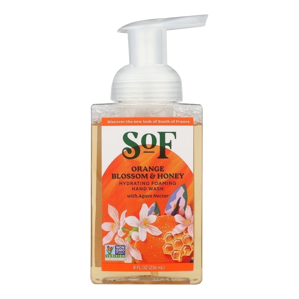 SOF Hydrating Foaming Hand Wash Orange Blossom Honey- 8 fl oz