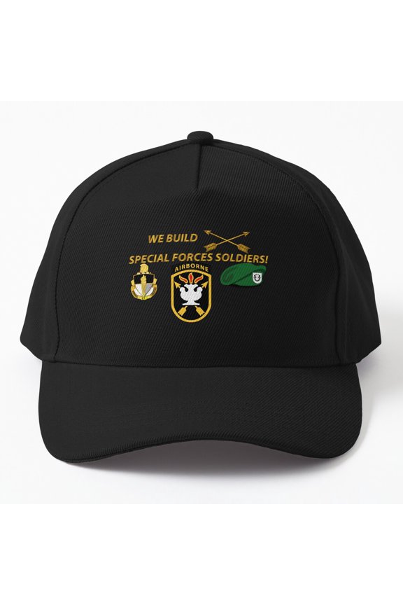 SOF We Build SF Soldiers Baseball Hat, Special Operations Team Graphic Design, Classic Cap