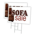 thumbnail image 1 of SOFA SALE 2 Pack Of 18" x 24" Yard Sign & Stake | Advertise Your Business | Stake Included Image On Front Only | Made in The USA, 1 of 3