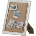 thumbnail image 1 of SOFE Cute Bulletin Board for Desk, 12"×16" Linen Pin Board, Farmhouse White Wood Frame, Fabric Memo Board/Vision Board Small, Photo Display Board for Office School Home Living Room, 1 of 8