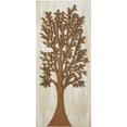 thumbnail image 1 of SOFE Tree of Life Wall Sculptures, Farmhouse Rectangle Wall Art, Washed Wooden Wall Hanging Decor with Brown Family Tree, Living Room Bedroom Kitchen Wall Decor, Rustic Framed Artwork for Walls, 1 of 7