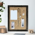 thumbnail image 1 of SOFE Vision Board Linen Bulletin Board Black Frame, 21"×27" Pin Boards Large Cork Boards for Walls, Rustic Message Board Decorative Memo Boards, Wall Mounted Display Picture Board for Home, 1 of 9