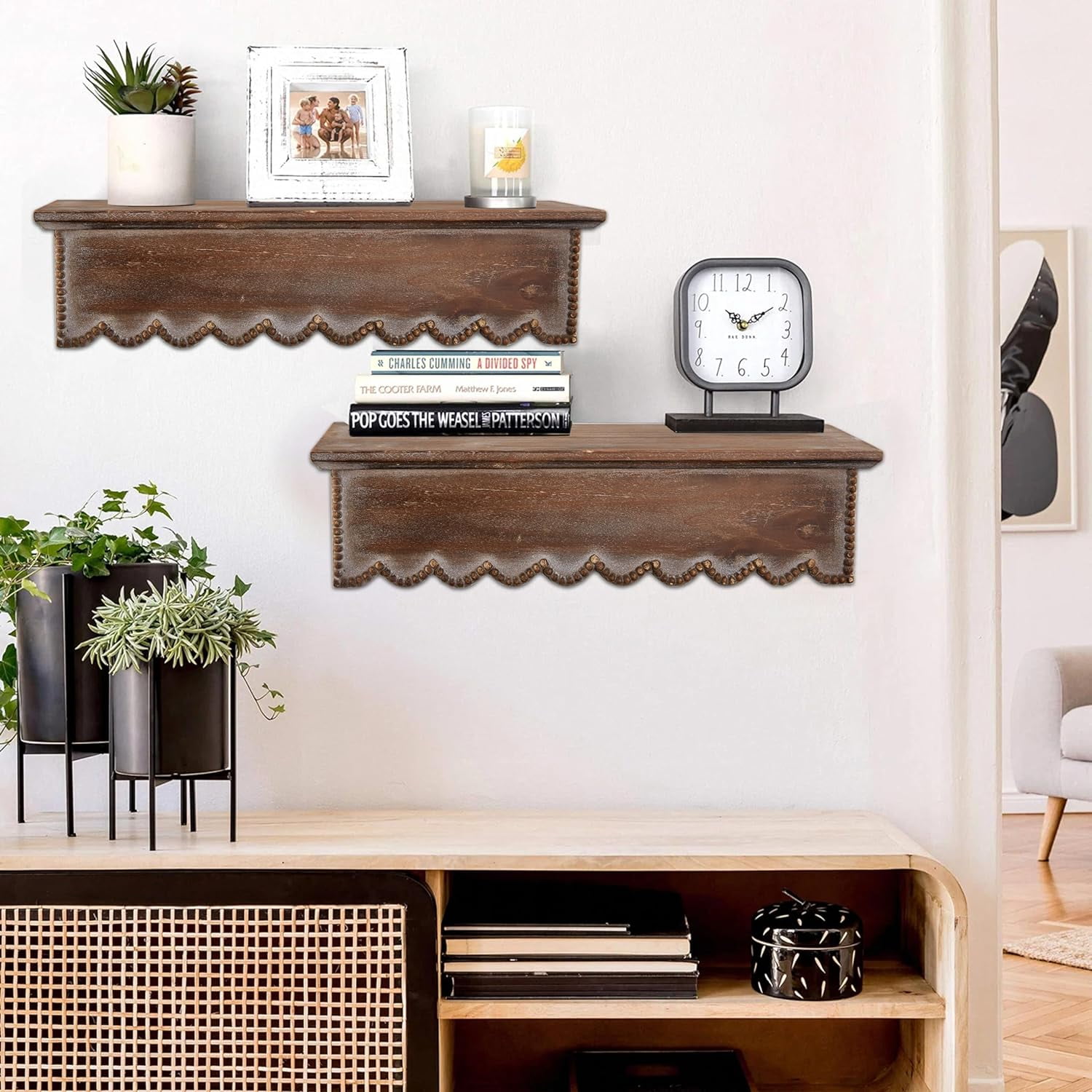 Wooden shelves for bedroom discount
