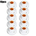 SOFEIYA 10pcs E27 Light Bulb Pendants Lamp Holder Screw Cap Sockets
