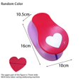 SOFEIYA 1PC Heart Shape Hole Punch DIY Craft Hole Punch Scrapbooking
