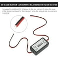 SOFEIYA Camera for Car Rear View Relay Capacitor Filter 12V DC Power