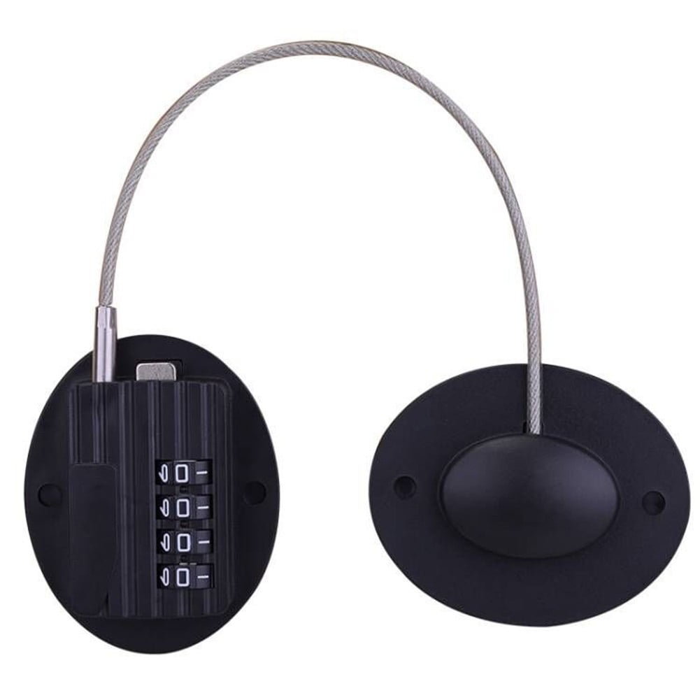 SOFEIYA Fridge and Lock with 4Digit Code for Safety and Convenience Protect, black