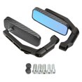 thumbnail image 1 of SOFEIYA Motorcycle Rearview Mirror Car Handlebars Modified Mirror Reversing Mirror, Carbon fiber, 1 of 9