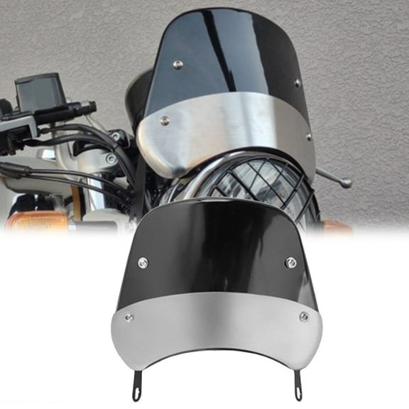 SOFEIYA Motorcycle Windshield Deflector for Honda For Kawasaki For Cafe Motorbike
