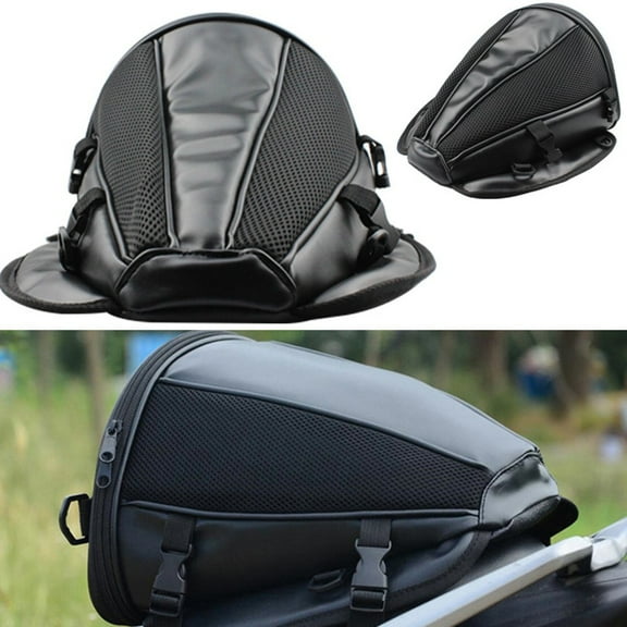 SOFEIYA Waterproof Motorcycle Rear Seat Tail Bag Luggage Storage Backpack Shoulder Bag