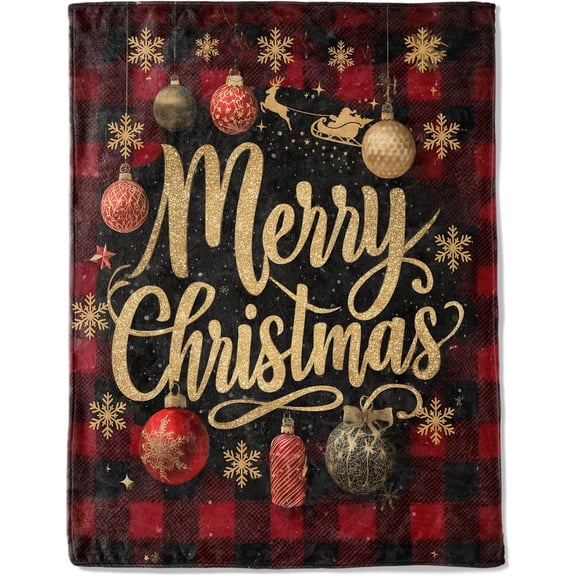 SOFIKAANMU Christmas Decorative Throw Blanket White Snowy Tree and Green Forest Print Decoration, Soft Flannel Winter Blankets for Couch Bed Sofa, Holiday Home Decor, Xmas Festival Gifts 50x60 Inch