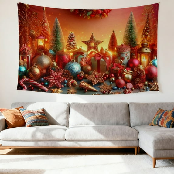 SOFIKAANMU Christmas Tapestry, Winter Home Decoration, Various Patterns ...