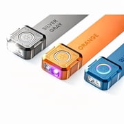 SOFIRN SE1 300LM Rechargeable Mini Flashlight, UV Light & RGB Ring, Quick Release Magnetic EDC Pocket Torch for Everyday Carry