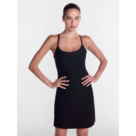 Athletic Works Women's Soft Wash Active Dress with Liner, Sizes XS-XXXL