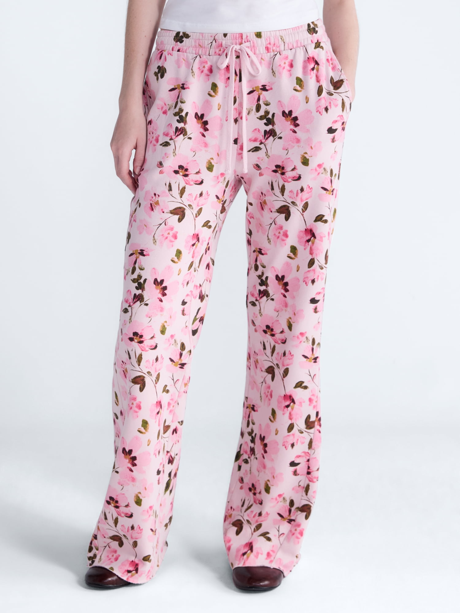 Scoop Women’s and Women's Plus Fleece Flare Leg Sweatpants, Regular and Short Lengths, Sizes XS-4X