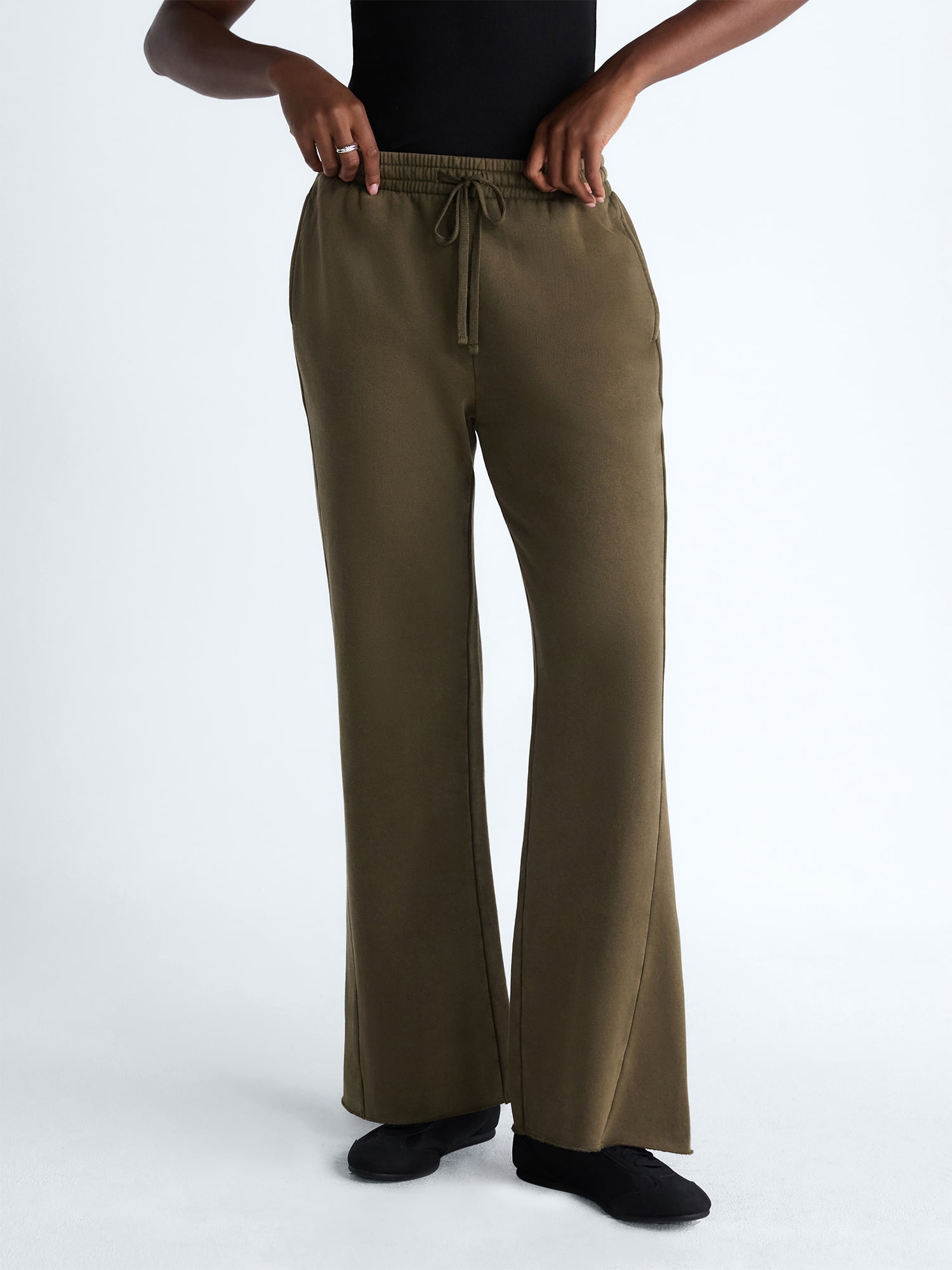 Scoop Women's and Women's Plus Mineral Washed Sweatpant, Sizes XS-4X