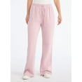 thumbnail image 1 of Scoop Women’s Mineral Washed Fleece Flare Leg Sweatpants, Sizes XS-XXL, 1 of 6