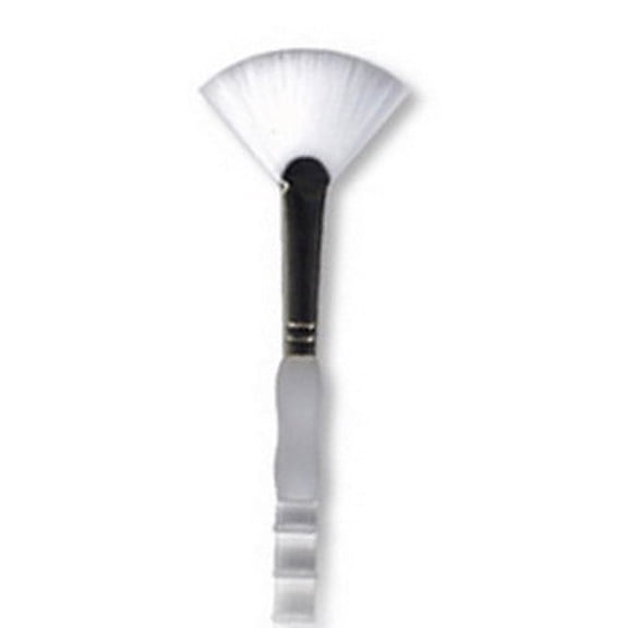 SG4530 Series | Soft-Grip™ Long Handle White Taklon Fan Brush