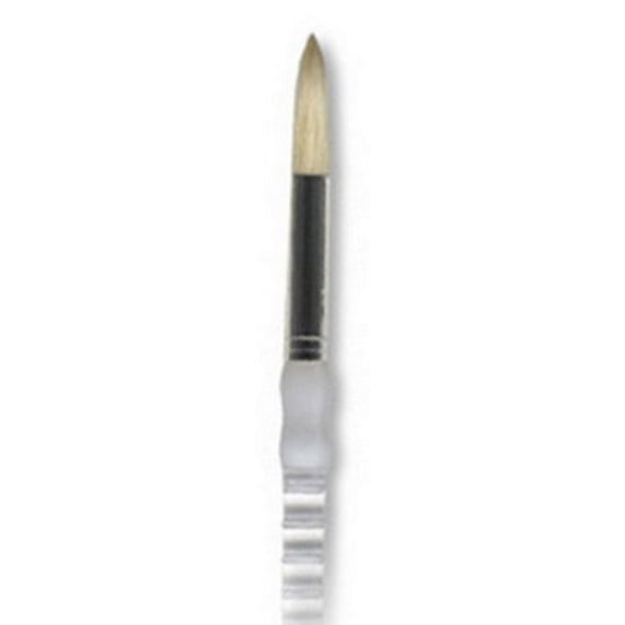 SOFT GRIP WHITE BRISTLE LONG HANDLE ROUND 2