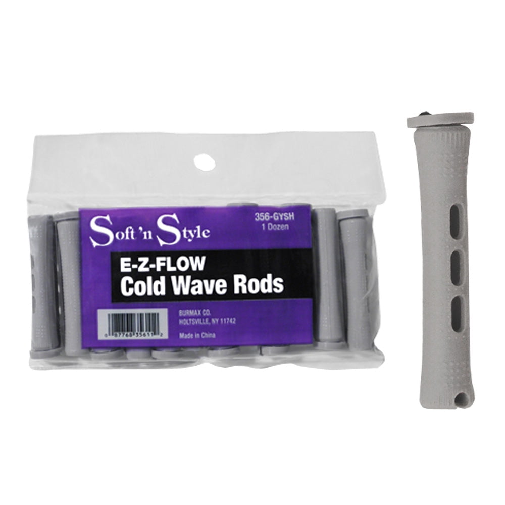 EZ Flow Gray Short Cold Wave Rod - Perm Rods Short Gray, Hair Care ...