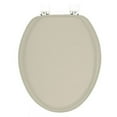 thumbnail image 1 of SOFT PADDED VINYL ELONGATED TOILET SEAT, CHAMPAGNE, 1 of 1