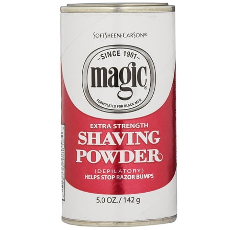 SOFT SHEEN Carson Magic Extra Strength Shaving Powder RED 5oz/142g by Magic, 2-Pack