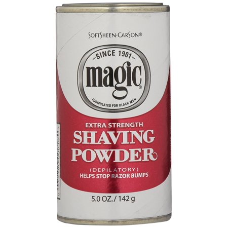SOFT SHEEN Carson Magic Extra Strength Shaving Powder RED 5oz/142g by Magic