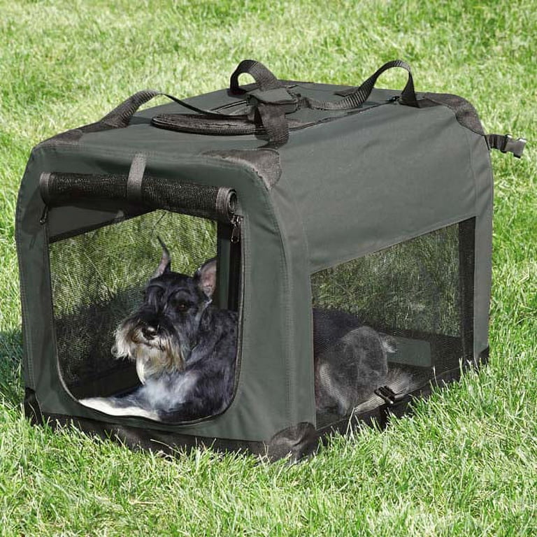 Collapsible dog on sale crate walmart
