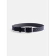 thumbnail image 1 of Scenario Women's and Women's Plus Soft Square Center Bar Buckle Belt, Black, 1 of 3
