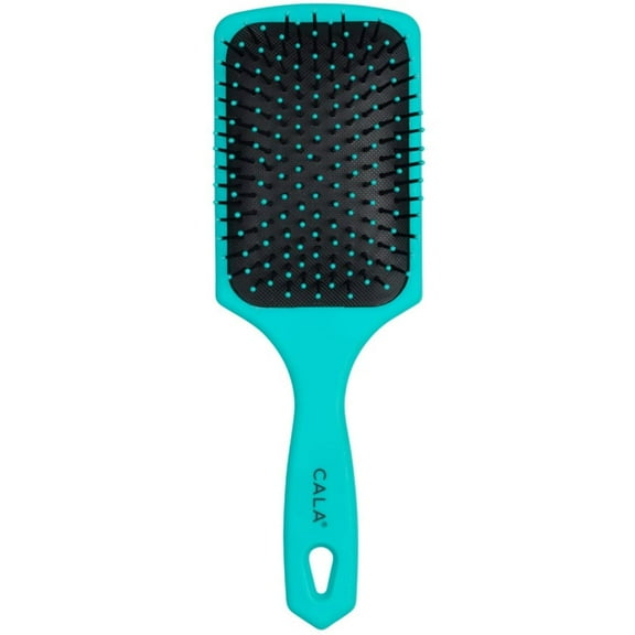 SOFT TOUCH PADDLE HAIR BRUSH (MINT)