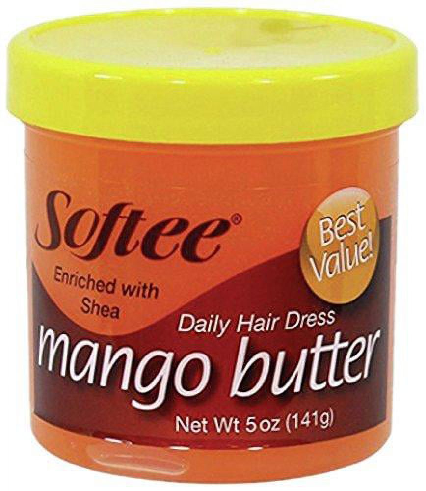[SOFTEE] MANGO BUTTER DAILY HAIR DRESS 5OZ WITH SHEA BUTTER & COCONUT