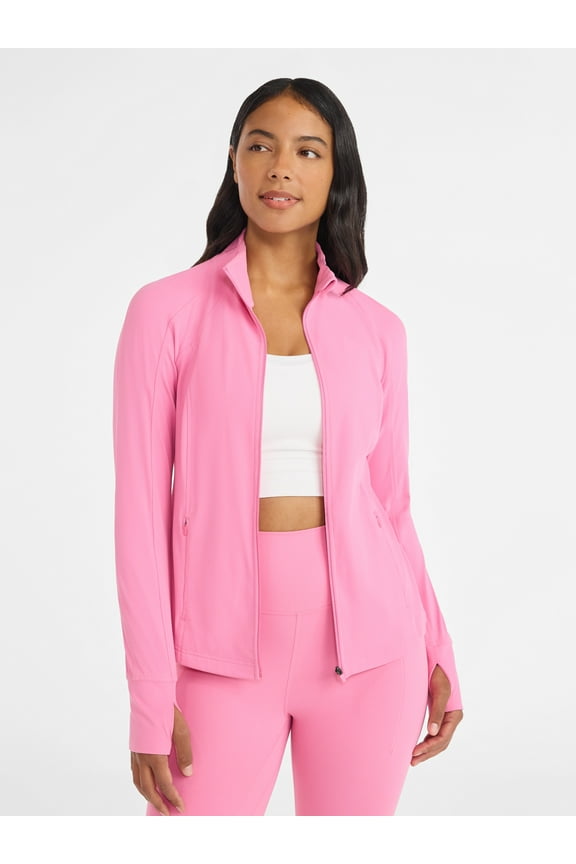 Women's and Women's Plus SoftSculpt Zip Up Active Jacket, Sizes XS-4X